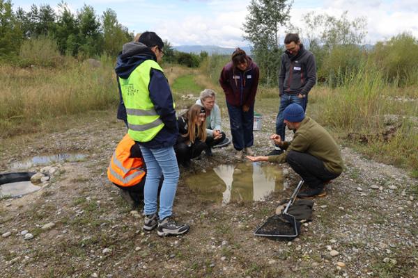 Lernort Kiesgrube: Ein Schulzimmer im Freien